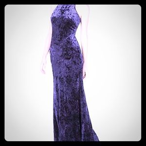 Calvin Klein Velvet Evening Gown